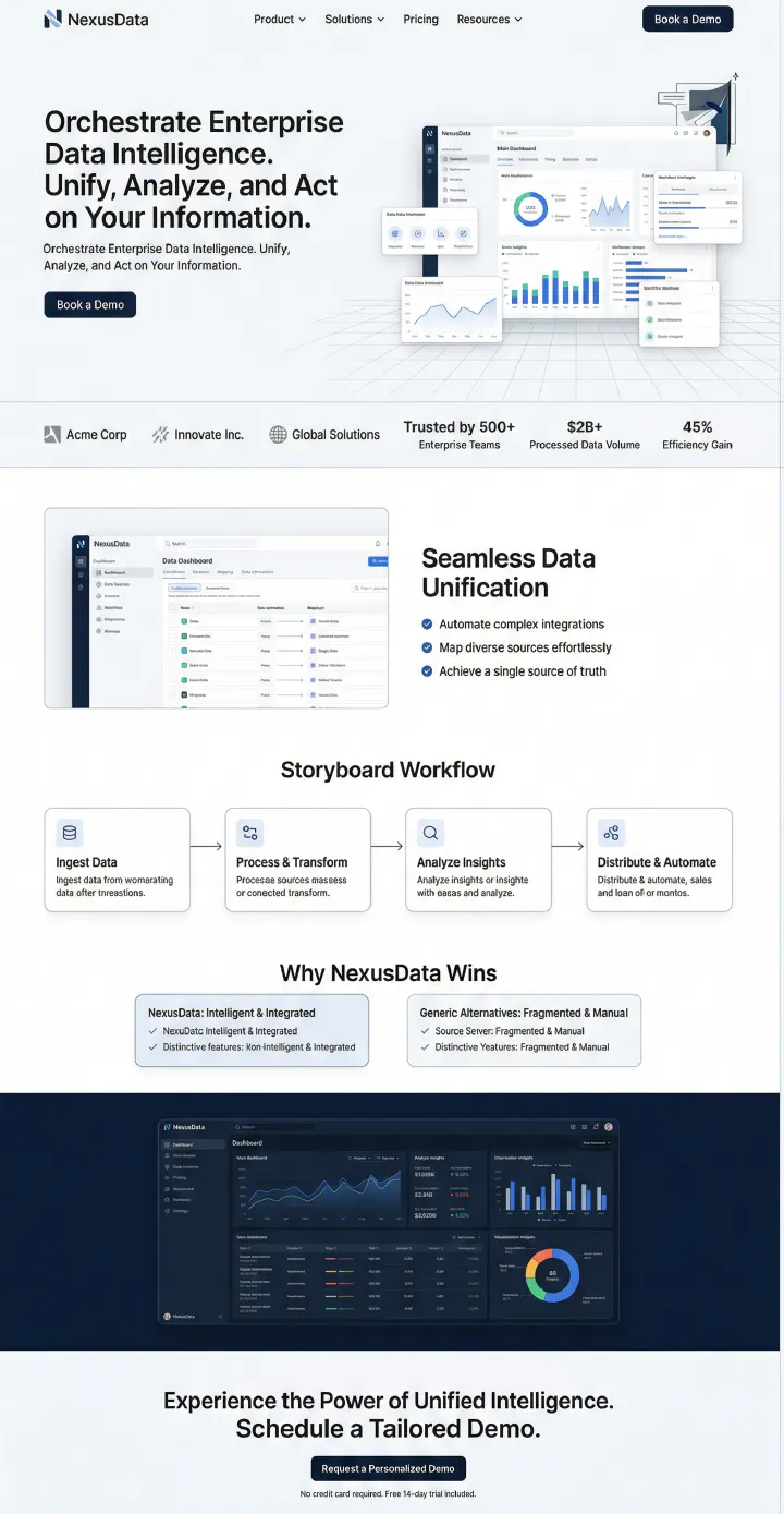 Enterprise SaaS Website Design
