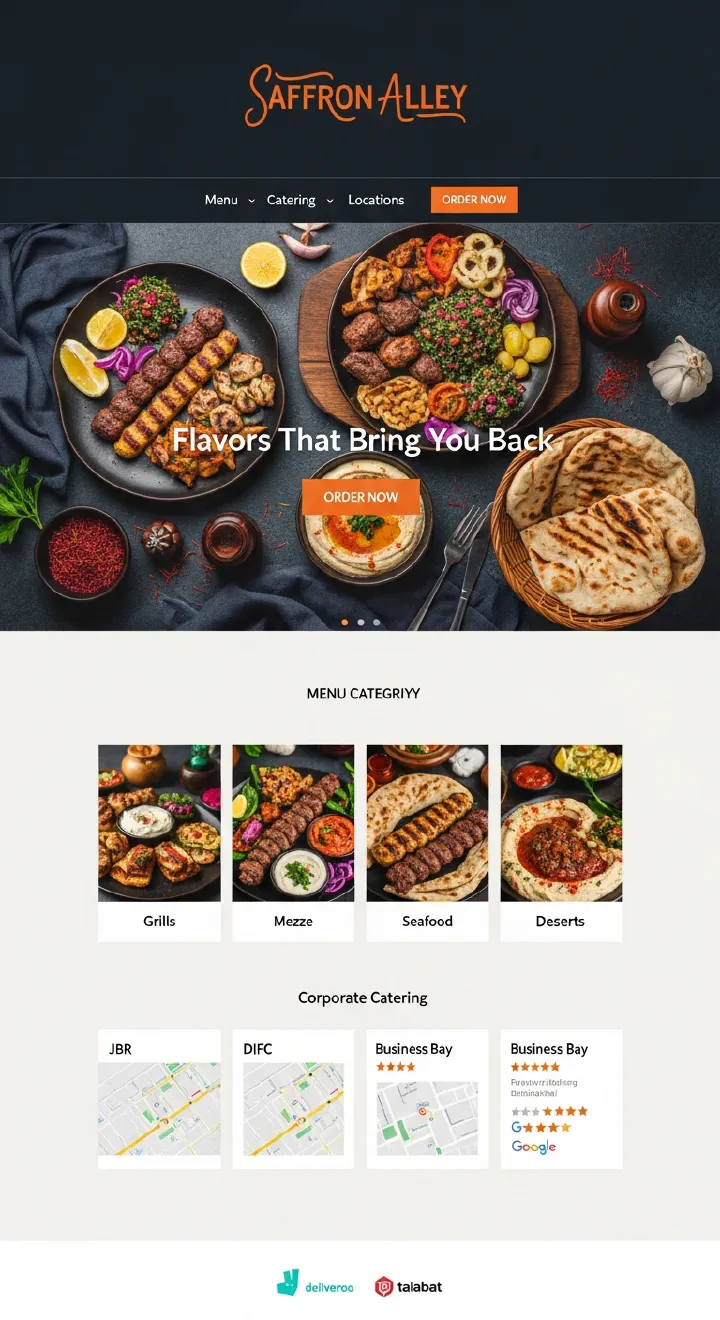 Restaurant Website Design